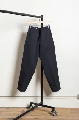 Kaptain Sunshine – Wool Cotton Chino Officer Pants KS26FPT12 – BLACK — photo 3