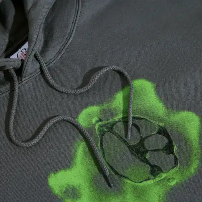 Sweatshirt Polar Dave hoodie metal logo – Graphite — photo 3