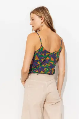 Top à fines bretelles Femme — photo 4