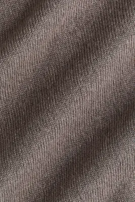 Cashmere-blend scarf-detail jumper - Taupe — photo 5