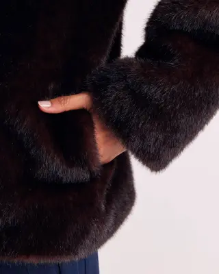 Manteau Carla chocolat — photo 3