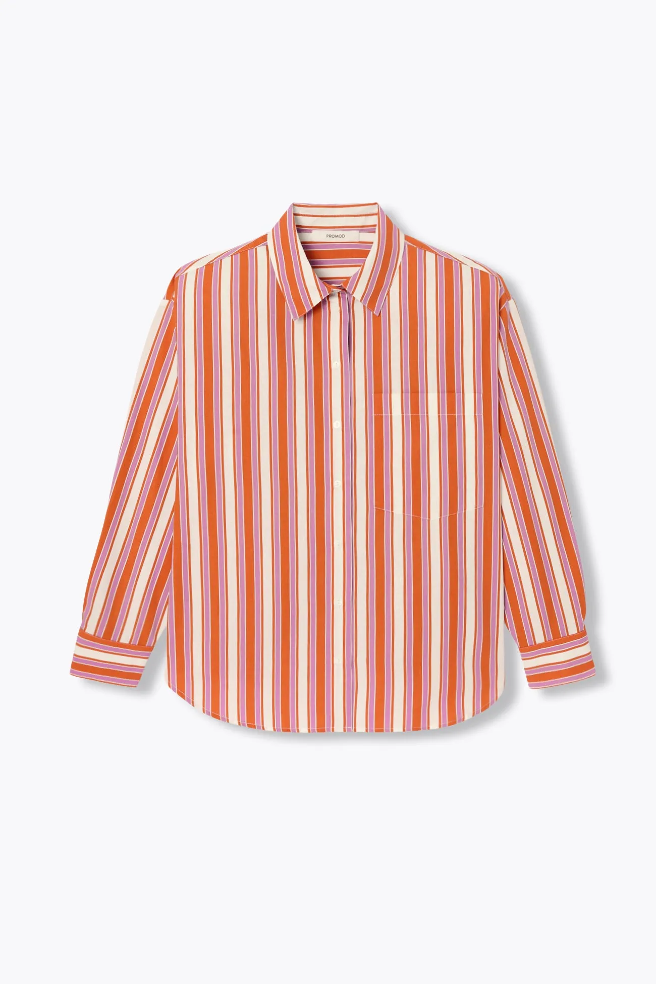 Chemise rayée oversize Femme