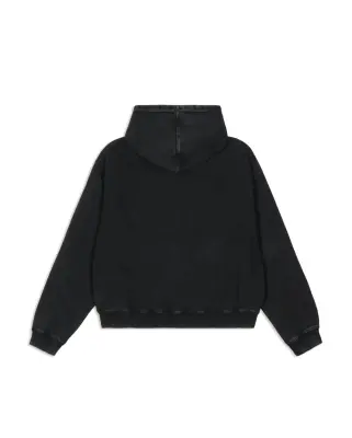 Loopback Logo Zip Hooded Sweater Moonless Night — photo 3