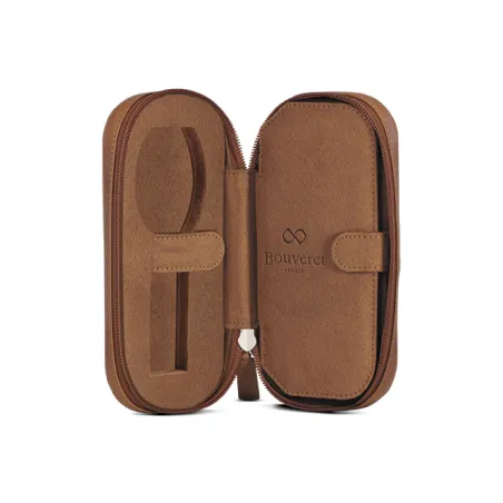 Etui en cuir pour 2 montres Bouveret BP26700404A