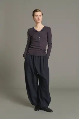 TEE-SHIRT ISABELLA MARRON ROUGE/VIOLET FONCÉ — photo 3