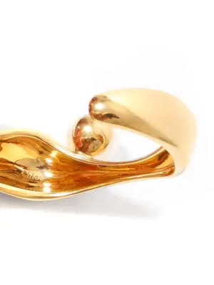 Bracelet DARCEY en laiton doré et perle blanc ivoire Prix boutique 450€ — photo 4