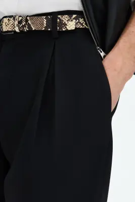 Pantalon chic Loose Fit à jambes larges - Noir — photo 1