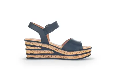 Sandales Gabor 44.651.27 Noires - Cuir Lacets Grande Pointure Femme — photo 4