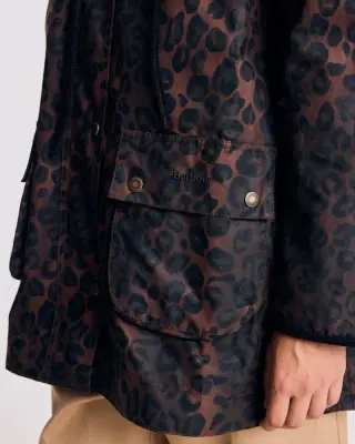 Veste Anaïs léopard fauve Barbour x Balzac — photo 4