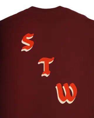 Logo S Rouge Tee Bordeau — photo 4
