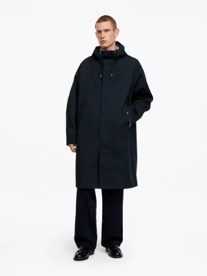 Parka à capuche - Bleu marine foncé — photo 3