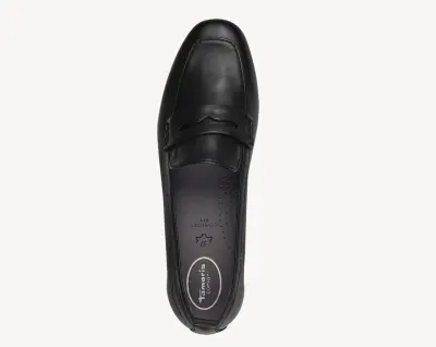 Mocassins Tamaris 008-54201-42-001 Noirs - Cuir Lacets Grande Pointure Femme — photo 4