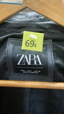 Veste en cuir ZARA — photo 2
