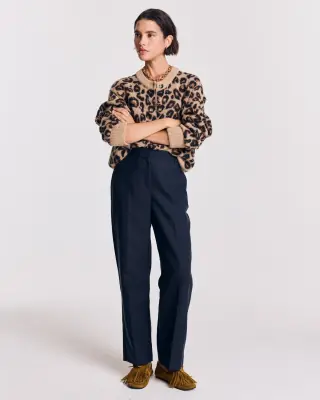 Pantalon Orlanda bleu marine — photo 5