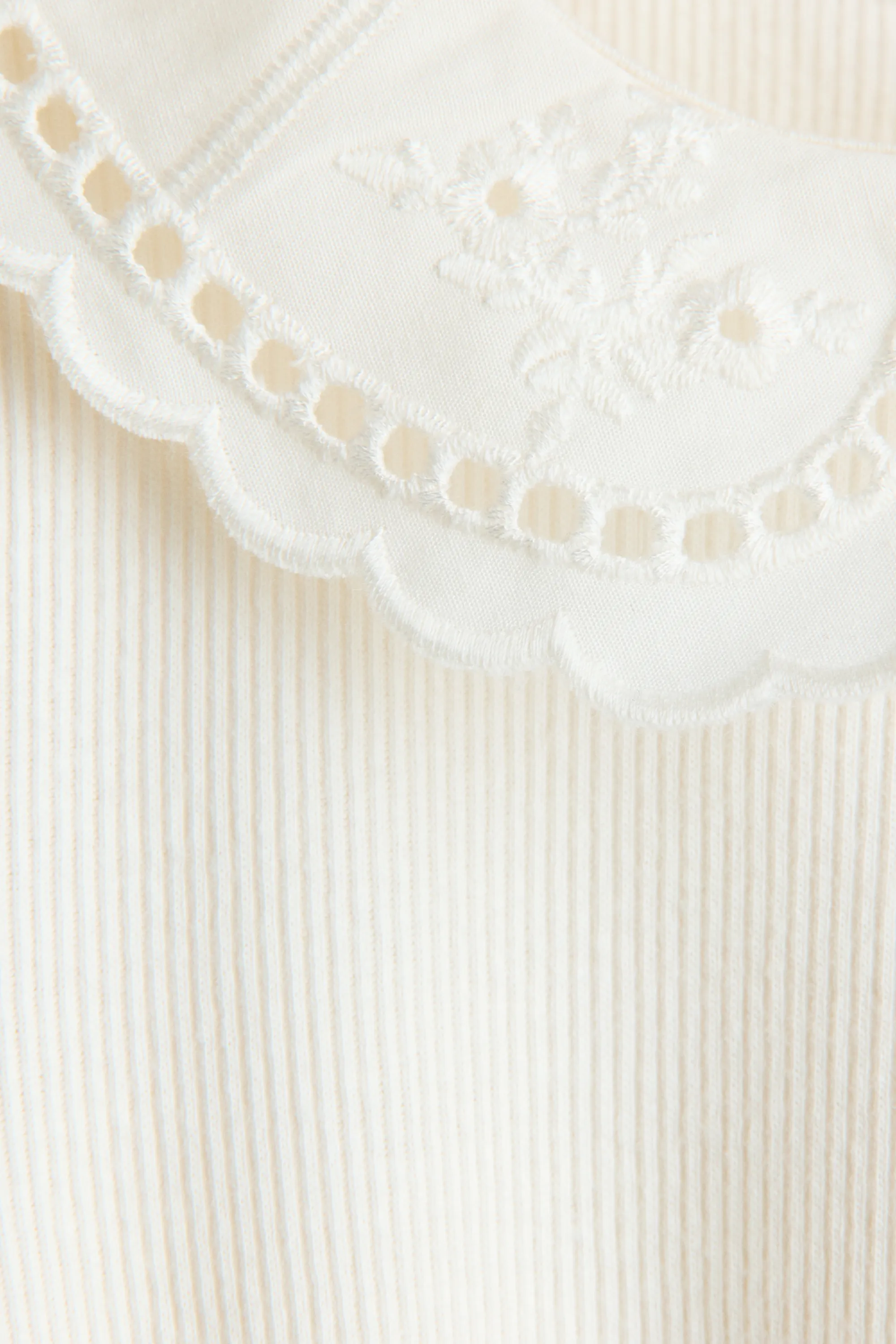 Top avec col - Blanc