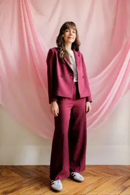 Veste Apolline - cerise — photo 4