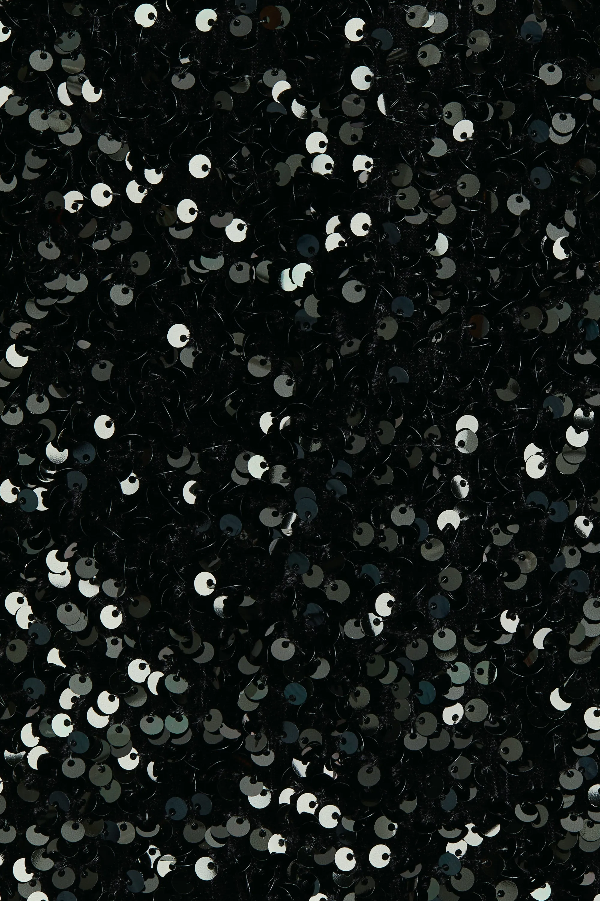 Robe trapèze à sequins - Vert foncé