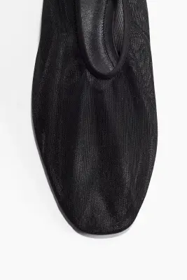 Ballerines en mesh - Noir — photo 2