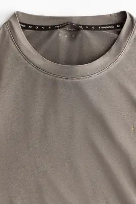 T-shirt de sport boxy Loose Fit DryMove™ - Gris/Solstice — photo 5