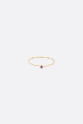 BAGUE OLYMPE, PIERRE DE NAISSANCE - Or jaune 18 carats — photo 4