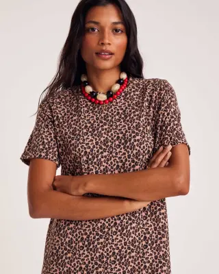 Robe Claodia léopard — photo 5