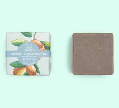 Shampoing solide bio Rhassoul - Cheveux gras - Savon Stories — photo 2