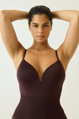 Body Seamless Light Shape - Marron foncé — photo 1