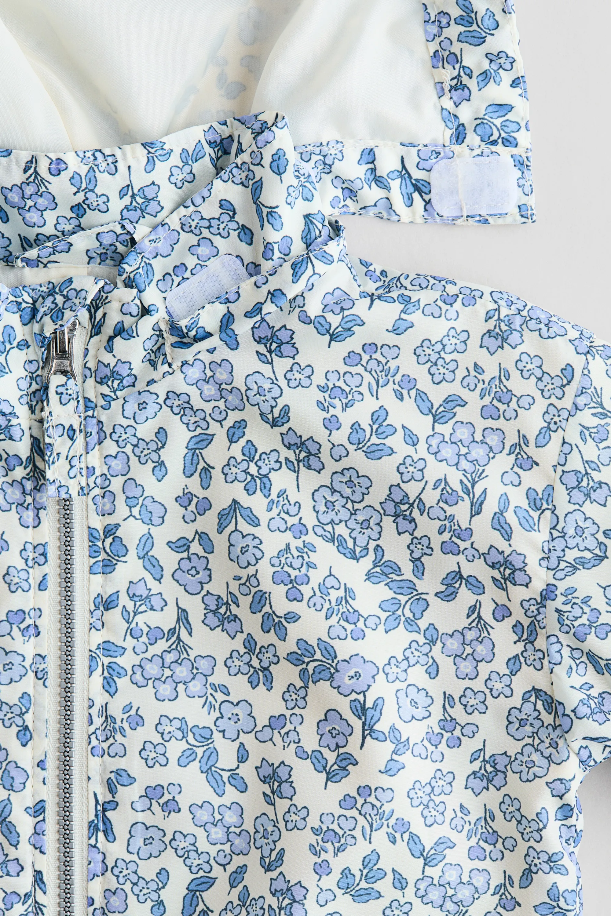 Veste imprimée - Bleu clair/fleuri