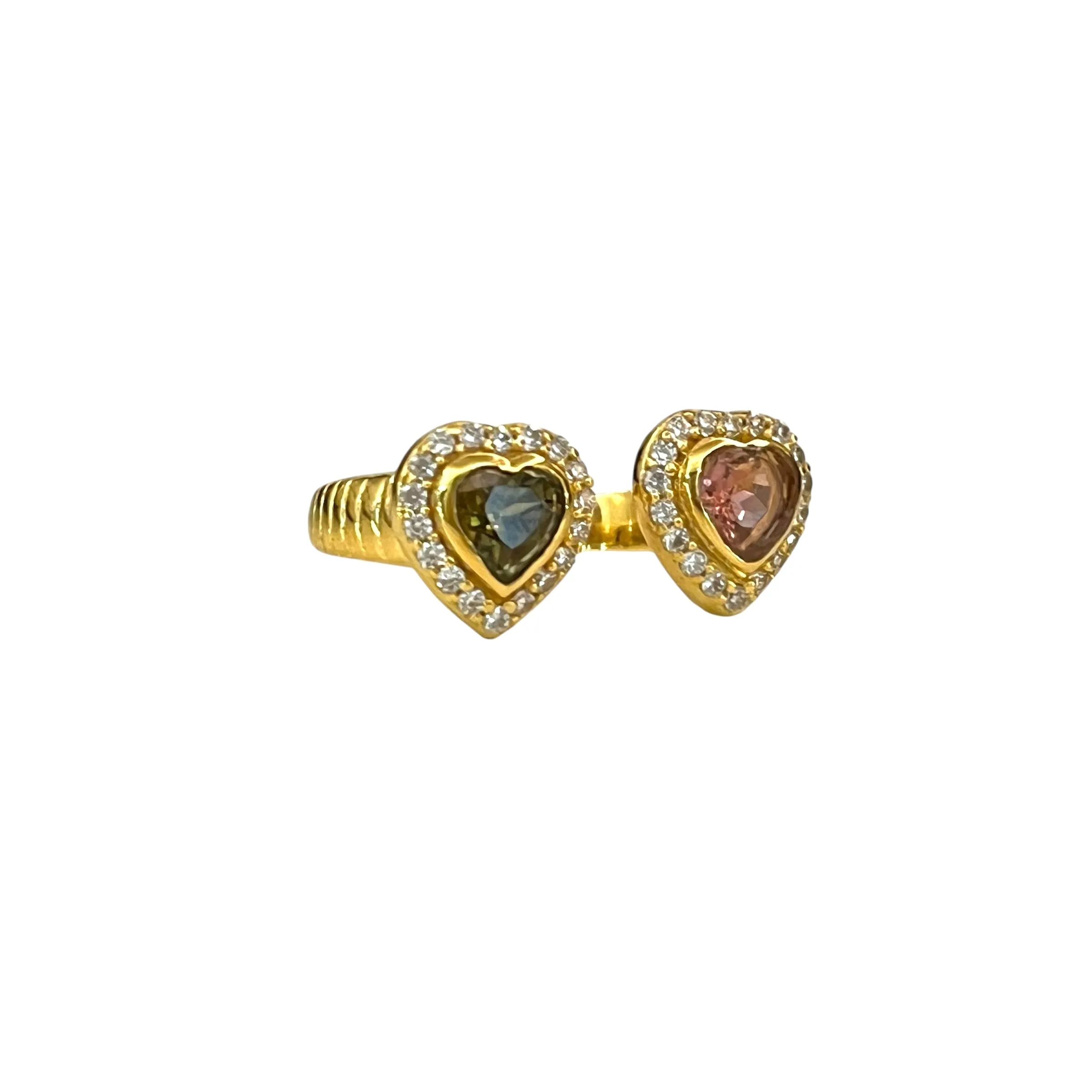 Bague Bleuet en tourmalines - Diaperis