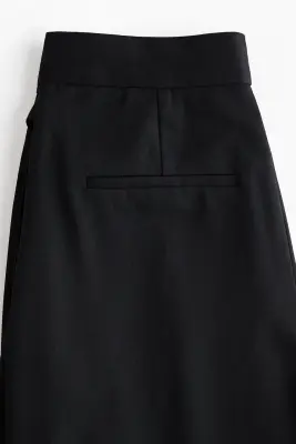 Pantalon avec détail croisé - Noir — photo 4