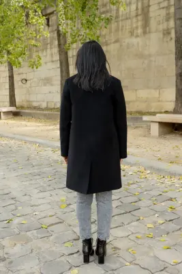Manteau Jeanne - noir — photo 4