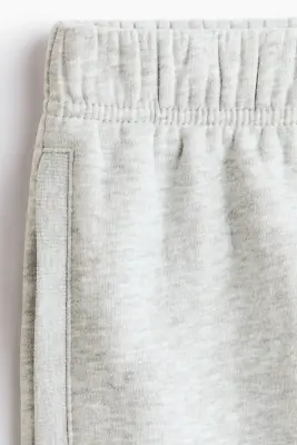 Short en molleton - Gris clair chiné — photo 5