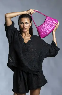 Nouveau ! DRAGON DIFFUSION Sac Rosanna Fuchsia — photo 2