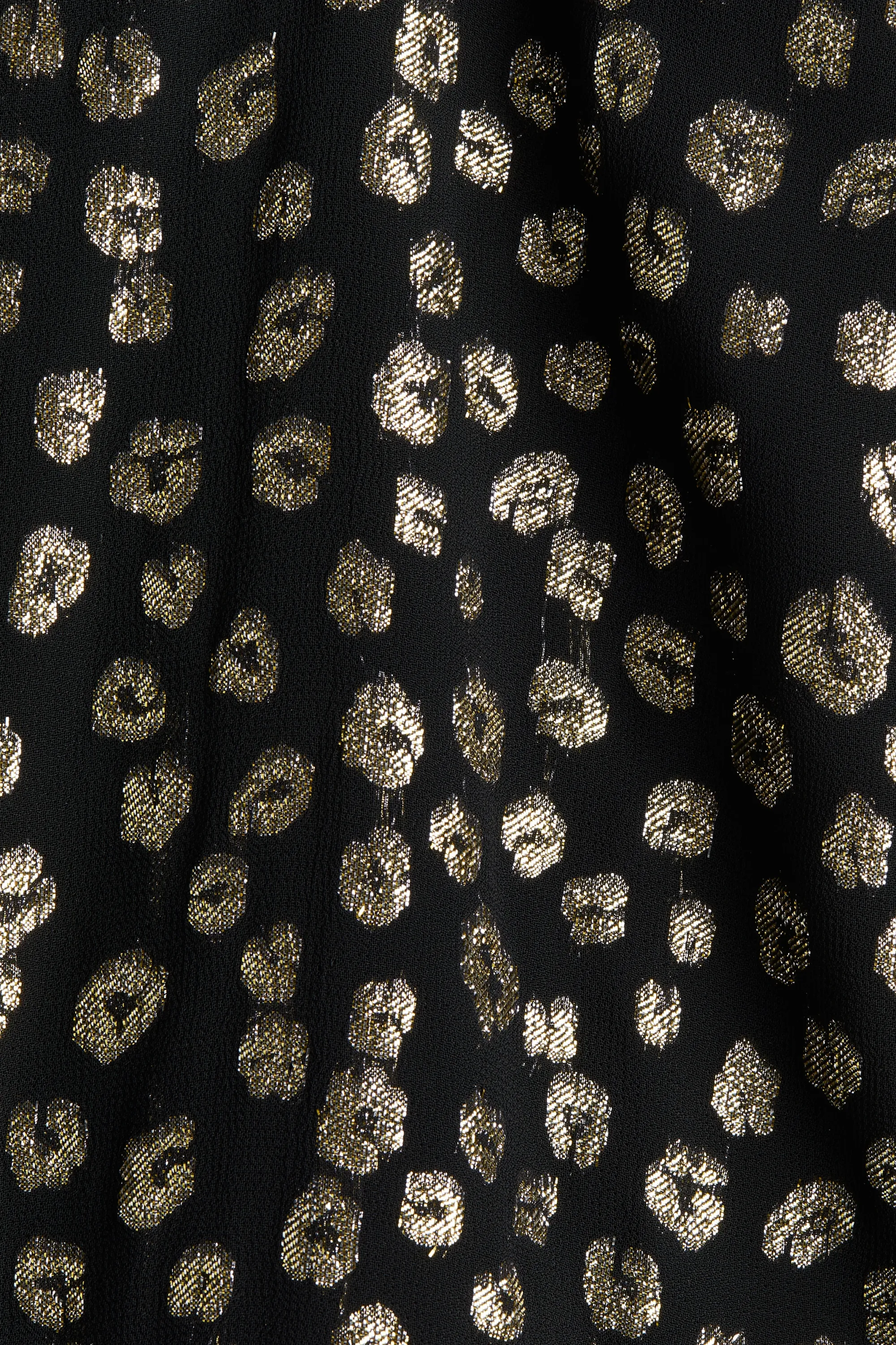 Robe en dentelle - Noir/imprimé léopard