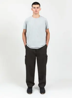 Cargo Pants in Chocolate 100% Italian Wool