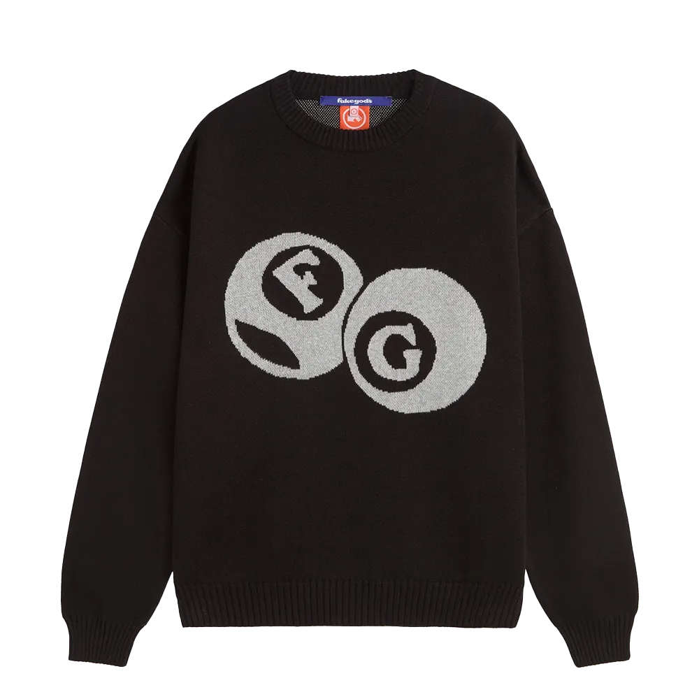Fakegods Billiard Knitted Sweater Black