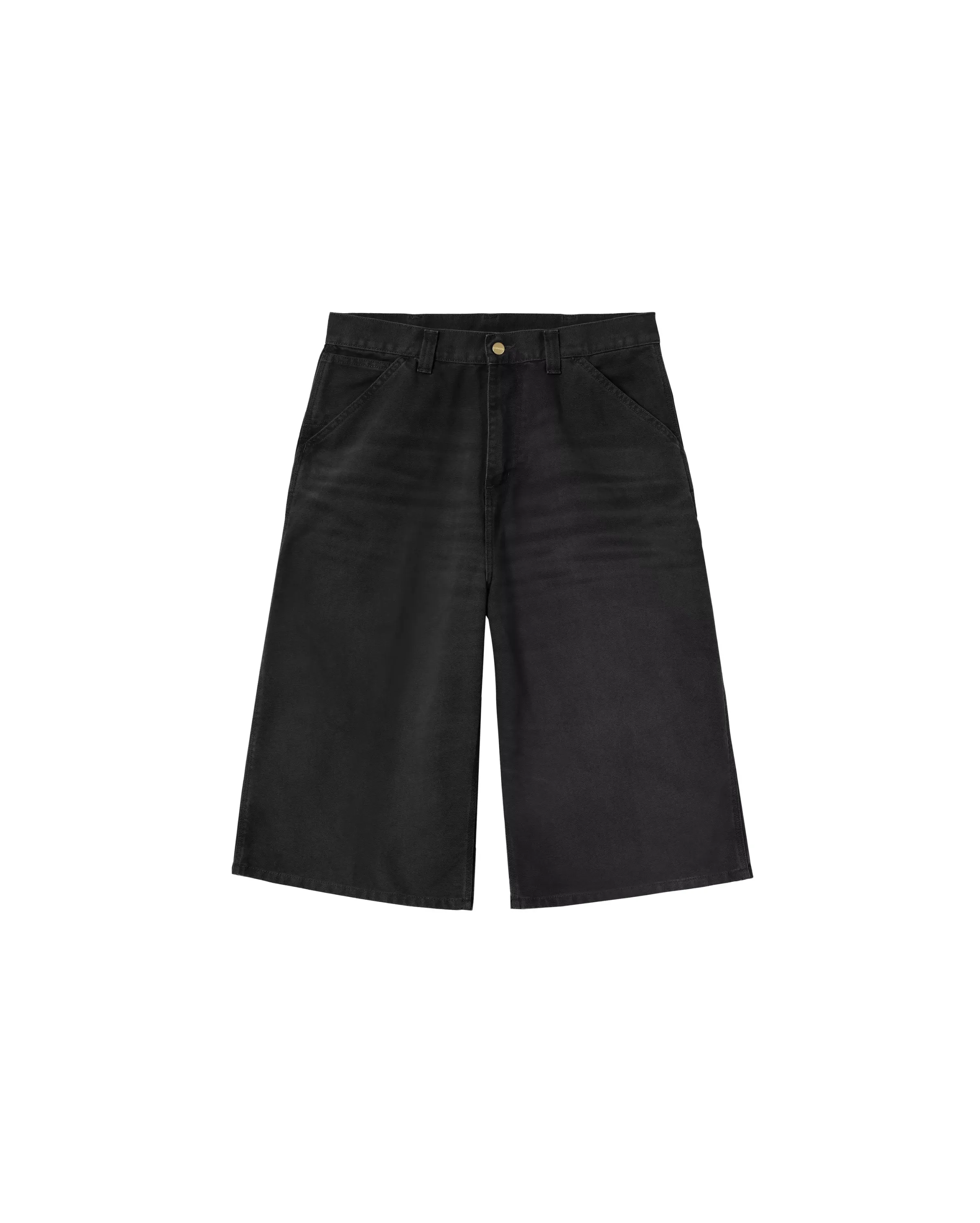 OG Single Knee Long Short Black Stone Canvas