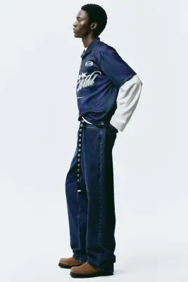 Baggy Jeans - Bleu denim foncé — photo 3