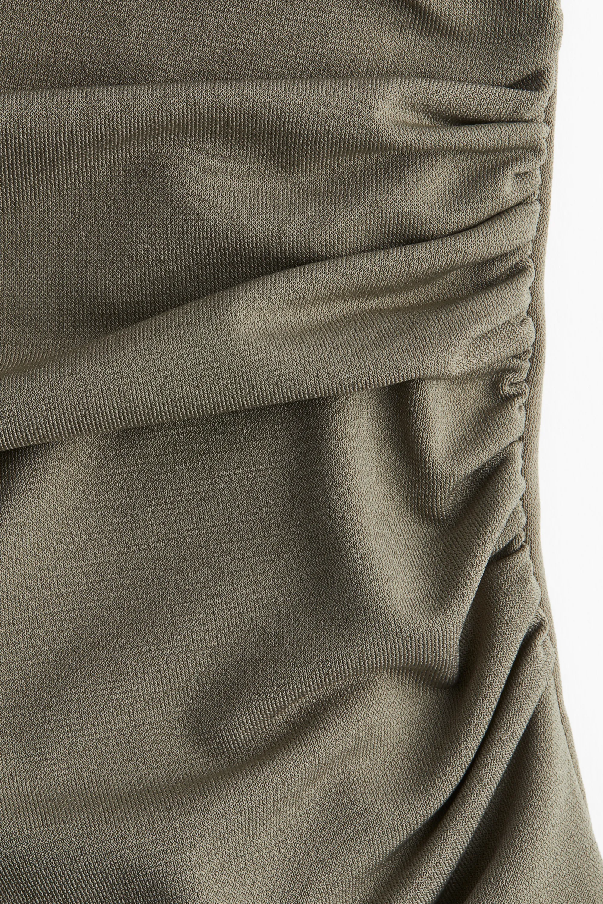 Top asymétrique - Vert kaki