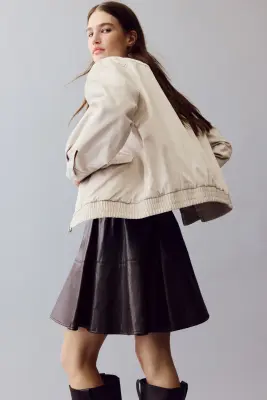 Veste à col entonnoir - Beige clair — photo 3