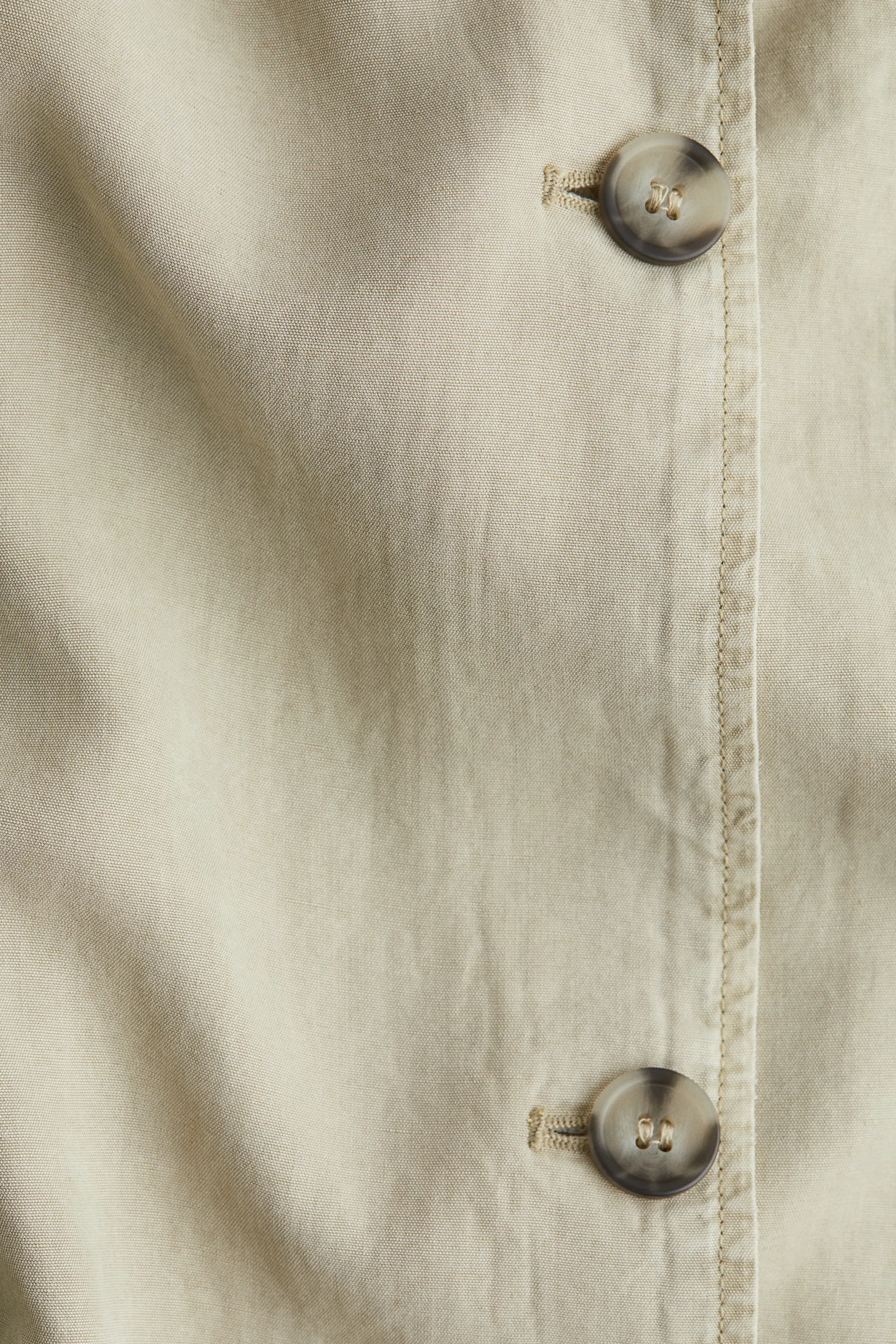 Veste en lyocell mélangé - Beige clair