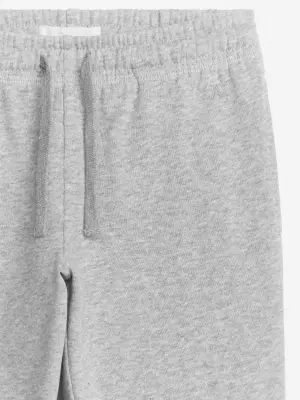 Pantalon de survêtement en tissu éponge - Gris chiné — photo 2