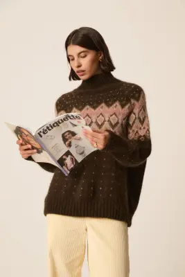 Pull Dan Jacquard Ourson — photo 5