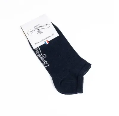 Chaussettes invisibles Drapeau Marine — photo 2