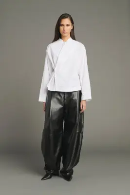 BLOUSE LORRAINE BLANC — photo 1