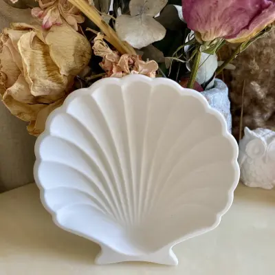 Porte-savon coquillage blanc — photo 2