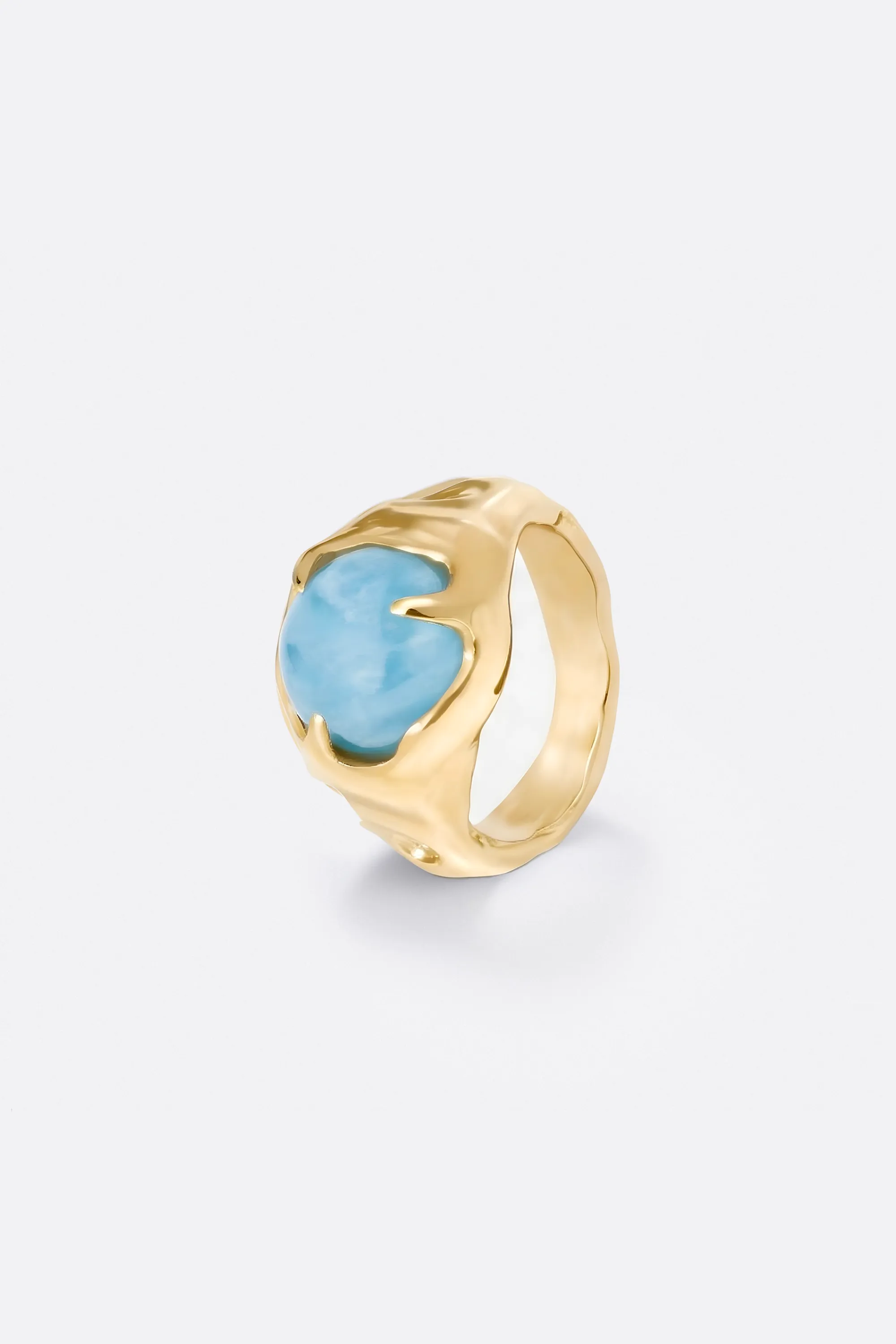 BAGUE FAUVE - Plaqué or 3 microns