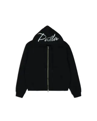 Embro Classic Zip Up Hooded Sweater Black — photo 1