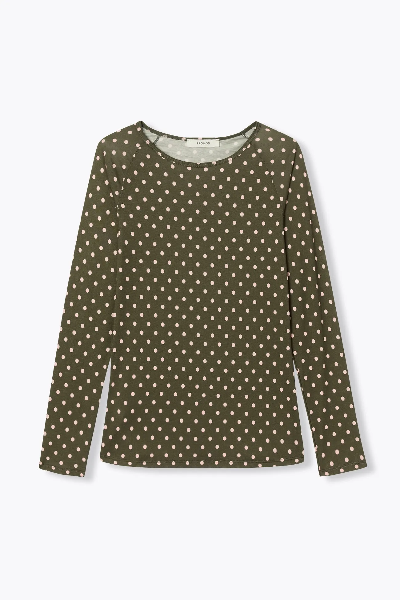 T-shirt manches longues à pois