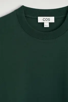 T-SHIRT ÉLÉGANT - VERT FONCÉ — photo 4